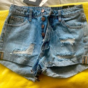 Jean shorts size small